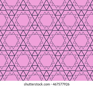 Abstract triangle pattern. Seamless. Vector. Geometry shape. For design, wallpaper, presentation