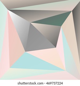 Abstract  triangle pattern in vector. For web, textile, prints.