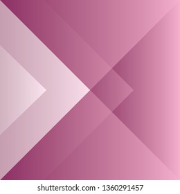 Abstract triangle pink color background, vector illustration