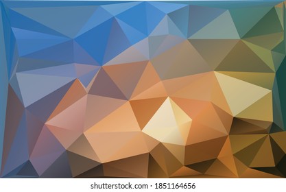 Abstrakter, polygonaler geometrischer Hintergrund
