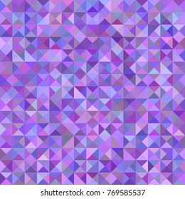 Abstract triangle pyramid background - mosaic vector design from triangles in purple tones