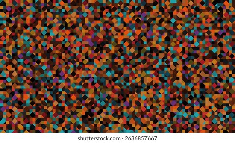 ABSTRACT TRIANGLE RANDOM PATTERN BACKGROUND FLAT COLORFUL GEOMETRIC SHAPES DESIGN VECTOR TEMPLATE FOR WALLPAPER, COVER DESIGN