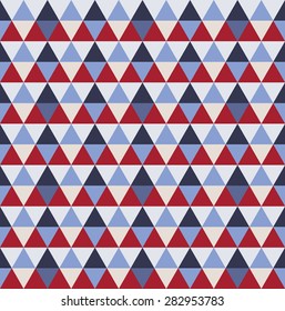 Abstract triangle seamless colorful pattern