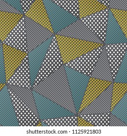 Abstract triangle seamless pattern