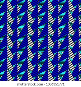 Abstract triangle Seamless pattern. geometric 3d wallpaper, hexagon pattern background.surface and textures.