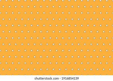 Abstract. triangle seamless pattern on yellow background. design for pillow, print, fashion, clothing, fabric, gift wrap, mask face. Vector.