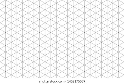 Abstract triangle seamless pattern. Triangular geometric background. 