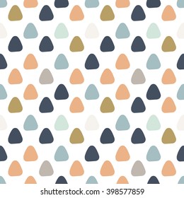 Abstract triangle seamless pattern. Vector illustration.