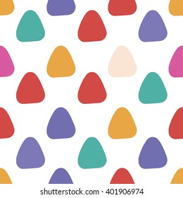 Abstract triangle seamless pattern. Vector illustration.