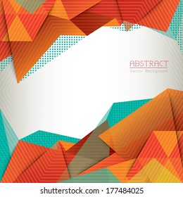 Abstract Triangle Shape Background layout for Web Design / Book Cover / Brochure