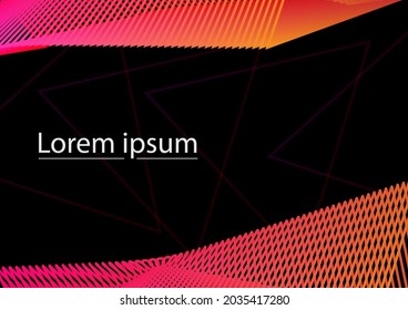Abstract Triangle Shape Futuristic Background Design