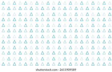 Abstract triangle shape geometric pattern in blue gradient color