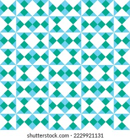 abstract triangle shape green blue mixing new square on white background for wallpaper gift