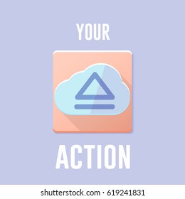 Abstract Triangle Shape Music Player Product Icon or Button for Your Software 
