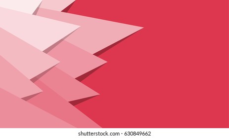 Abstract Triangle Shapes Decoration with Blank Space | red | geometric