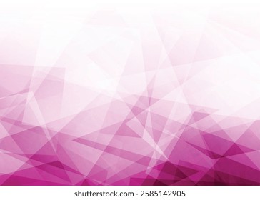 Abstract triangle shapes pink purple background for beauty products. abstract modern pattern. Geometric shape. Line triangle angle fold polygon diamond 3D. Color gradient. print digital use.