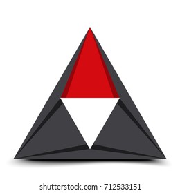 Abstract Triangle Sign illustration