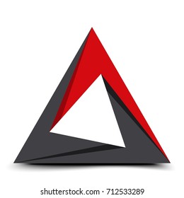 Abstract Triangle Sign illustration