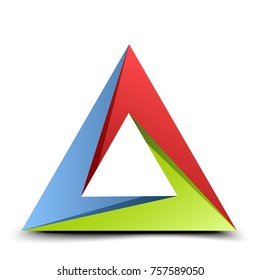 Abstract Triangle Sign illustration