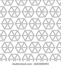 tranches triangulaires abstraites dans un motif polygonal