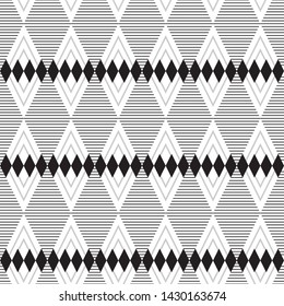 Abstract triangle strip background seamless pattern