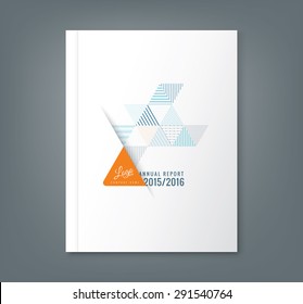 Abstract Triangle Stripe Shape Background For Business Annual Report Book Cover Brochure Flyer Poster