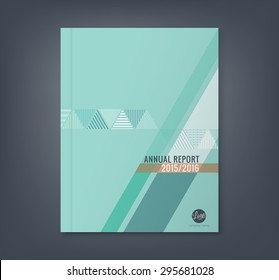 Abstract triangle stripe shape background for business annual report book cover brochure flyer poster