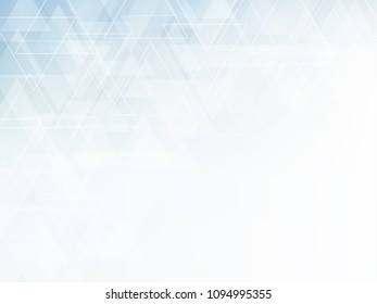 Abstract triangle technology background.