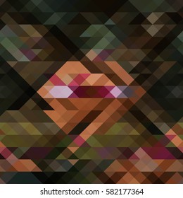 Abstract triangle texture. Vector illustration.