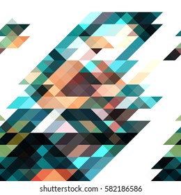 Abstract triangle texture. Vector illustration.