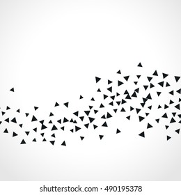 Abstract triangle vector background