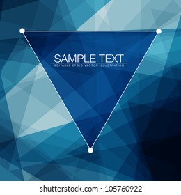 Abstract triangle vector background for Your Text