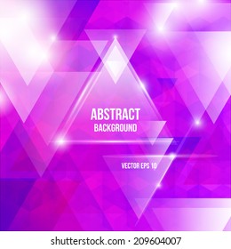 Abstract triangle vector background for Your Text