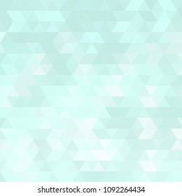 Abstract triangle. Vector pattern of colored geometric shapes