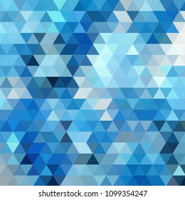 Abstract triangle. Vector pattern of colored geometric shapes