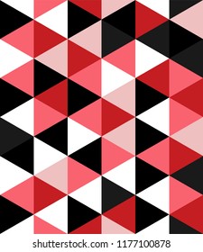 Abstract Triangle vector seamless pattern geometry texture polygonal background