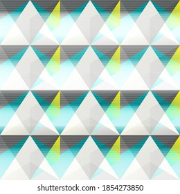 Abstract triangle vector seamless pattern.