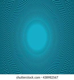 Abstract triangle wave burst vector illustration.