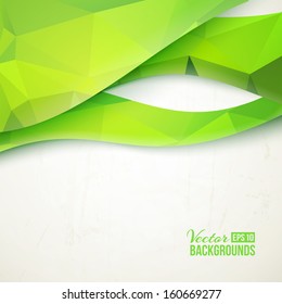 Abstract triangle wave design. Vector illustration.