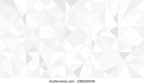 Abstract triangle white Background. vector illustration