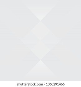 Abstract triangle white color background, vector illustration