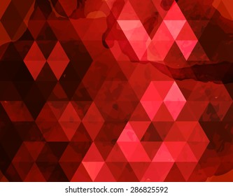 Abstract triangle wine background