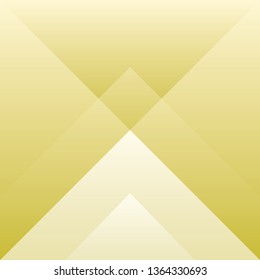 Abstract triangle yellow color background, vector illustration