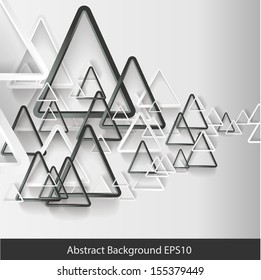 Abstract triangles background 