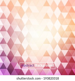 abstract triangles background