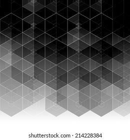 Abstract triangles background
