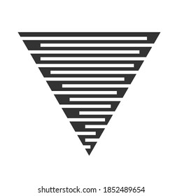 Abstract triangles background for business template. Vector illustration