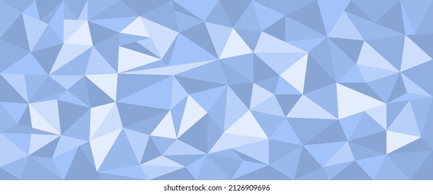 Abstract triangles background. Geometric blue pattern. Vector illustration