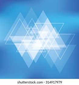 Abstract triangles background, hipster vector illustration