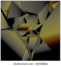 Abstract triangles background pattern illustration